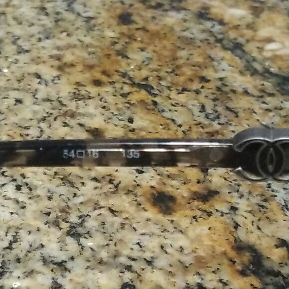 Oleg Cassini OCO354 Women's Eyeglasses Black Brown Frame 54-16-135 with Case - Picture 9 of 11